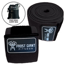 Load image into Gallery viewer, 80" Knee Wraps Set. Ideal for Weightlifting, Bodybuilding, Cross Fit, Lifting and Gym Workouts
