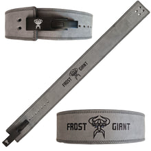 Load image into Gallery viewer, Lever Weightlifting Belt Premium Suede Leather 10mm