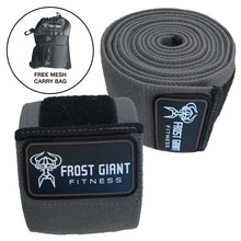Load image into Gallery viewer, 80" Knee Wraps Set. Ideal for Weightlifting, Bodybuilding, Cross Fit, Lifting and Gym Workouts
