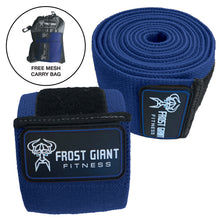 Load image into Gallery viewer, 80" Knee Wraps Set. Ideal for Weightlifting, Bodybuilding, Cross Fit, Lifting and Gym Workouts