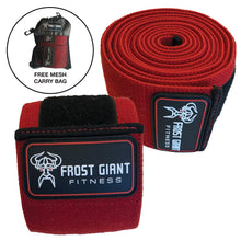 Load image into Gallery viewer, 80" Knee Wraps Set. Ideal for Weightlifting, Bodybuilding, Cross Fit, Lifting and Gym Workouts