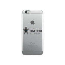 Load image into Gallery viewer, Clear iPhone Case BLACK LOGO