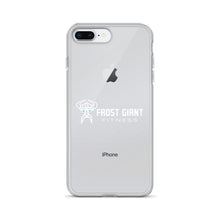 Load image into Gallery viewer, Clear iPhone Case White Logo