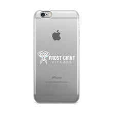 Load image into Gallery viewer, Clear iPhone Case White Logo