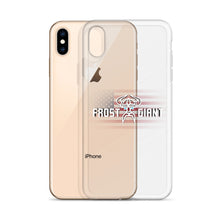 Load image into Gallery viewer, Clear iPhone Case BLACK LOGO