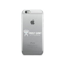 Load image into Gallery viewer, Clear iPhone Case White Logo