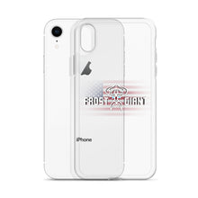 Load image into Gallery viewer, Clear iPhone Case BLACK LOGO