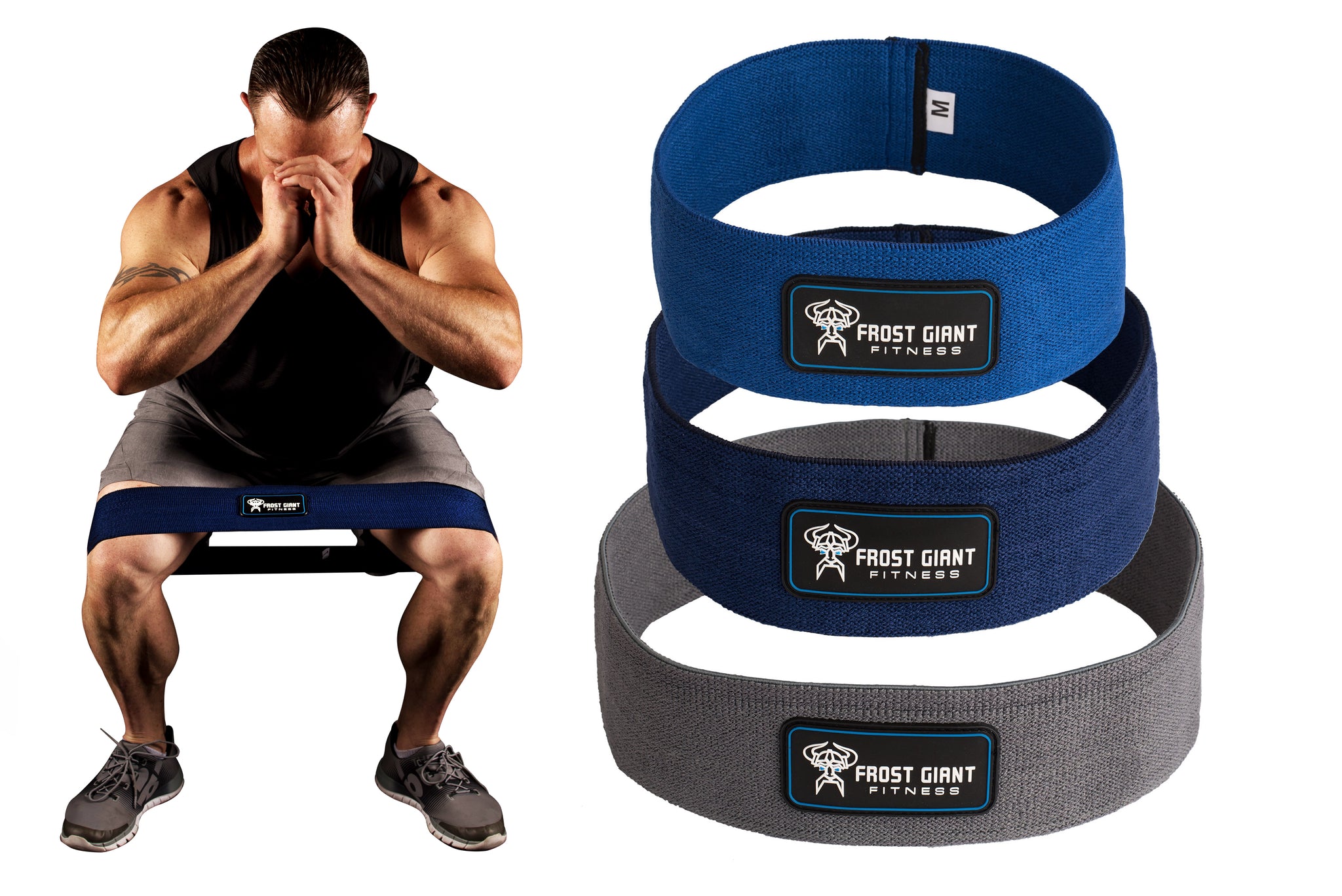 Hip Resistance Exercise Loop Band Set ~ Heavy Weight