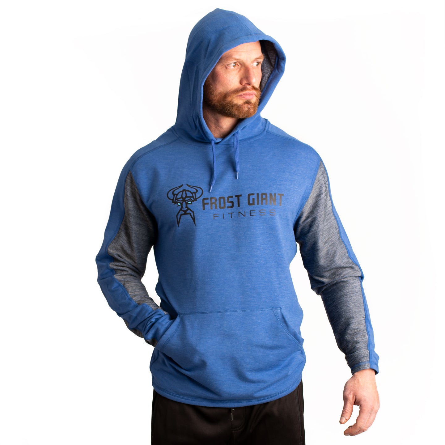 Men's Athletic Fit Frost Giant Fitness Hoodie
