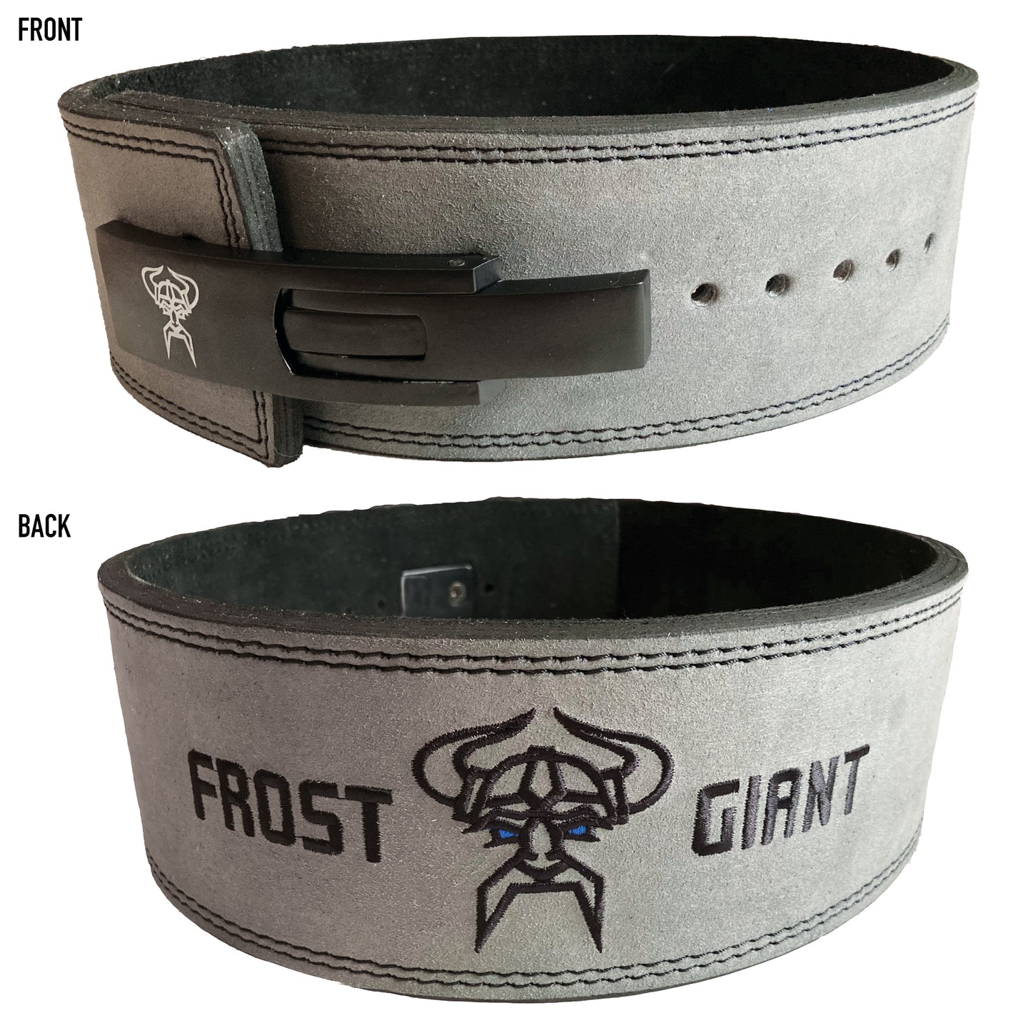 Lever Weightlifting Belt Premium Suede Leather 10mm