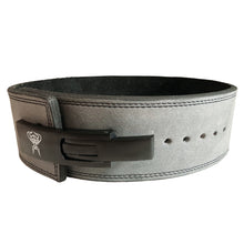Load image into Gallery viewer, Lever Weightlifting Belt Premium Suede Leather 10mm