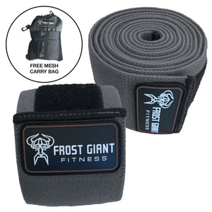 80" Knee Wraps Set. Ideal for Weightlifting, Bodybuilding, Cross Fit, Lifting and Gym Workouts