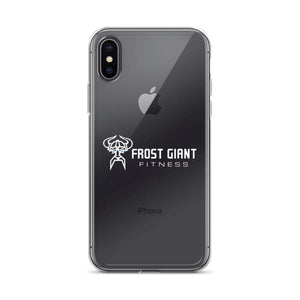 Clear iPhone Case White Logo